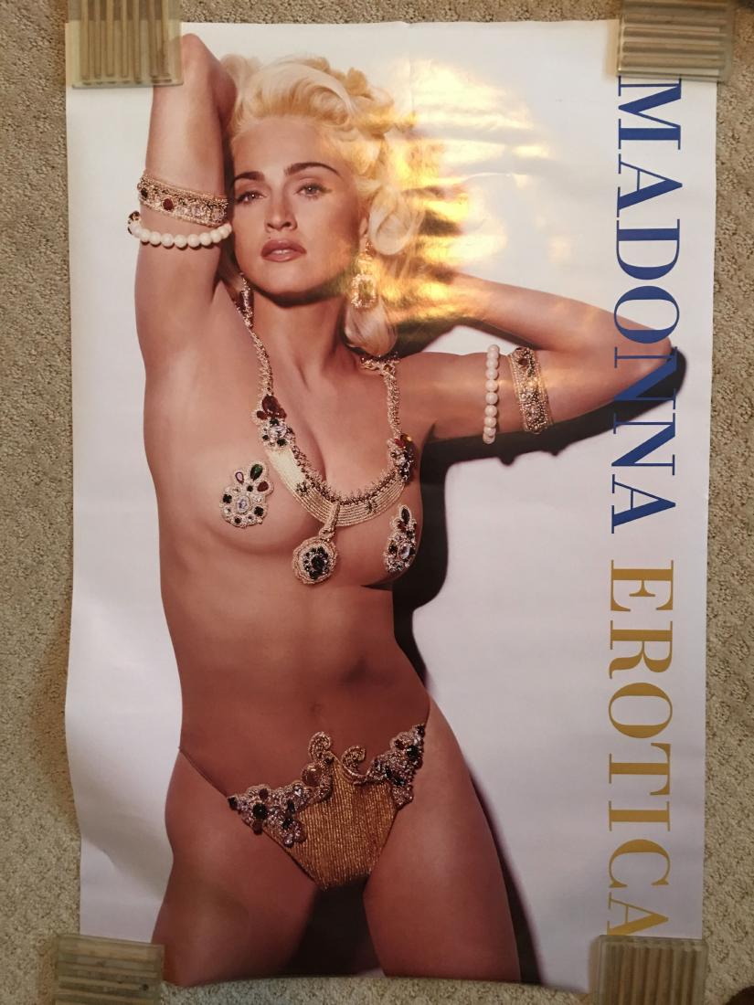 Madonna Erotica - 1992 - OSP Publishing / Boy Toy: Madonna Erotica - 1992 - OSP Publishing / Boy Toy. MOST POSTERS IN THIS SALE ARE NEW OLD STOCK - AND STILL SEALED! PURCHASED FROM A HEAD SHOP THAT CLOSED IN THE 1970's. We have multiple dozens of each