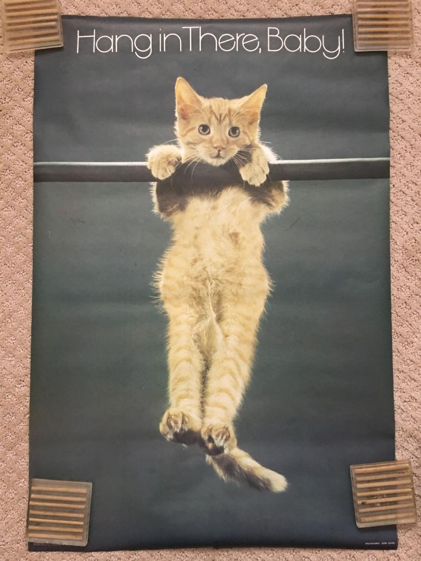 RARE - Hang in there Baby - Studio One: RARE - Hang in there Baby - Studio One. MOST POSTERS IN THIS SALE ARE NEW OLD STOCK - AND STILL SEALED! PURCHASED FROM A HEAD SHOP THAT CLOSED IN THE 1970's. We have multiple dozens of each of these p