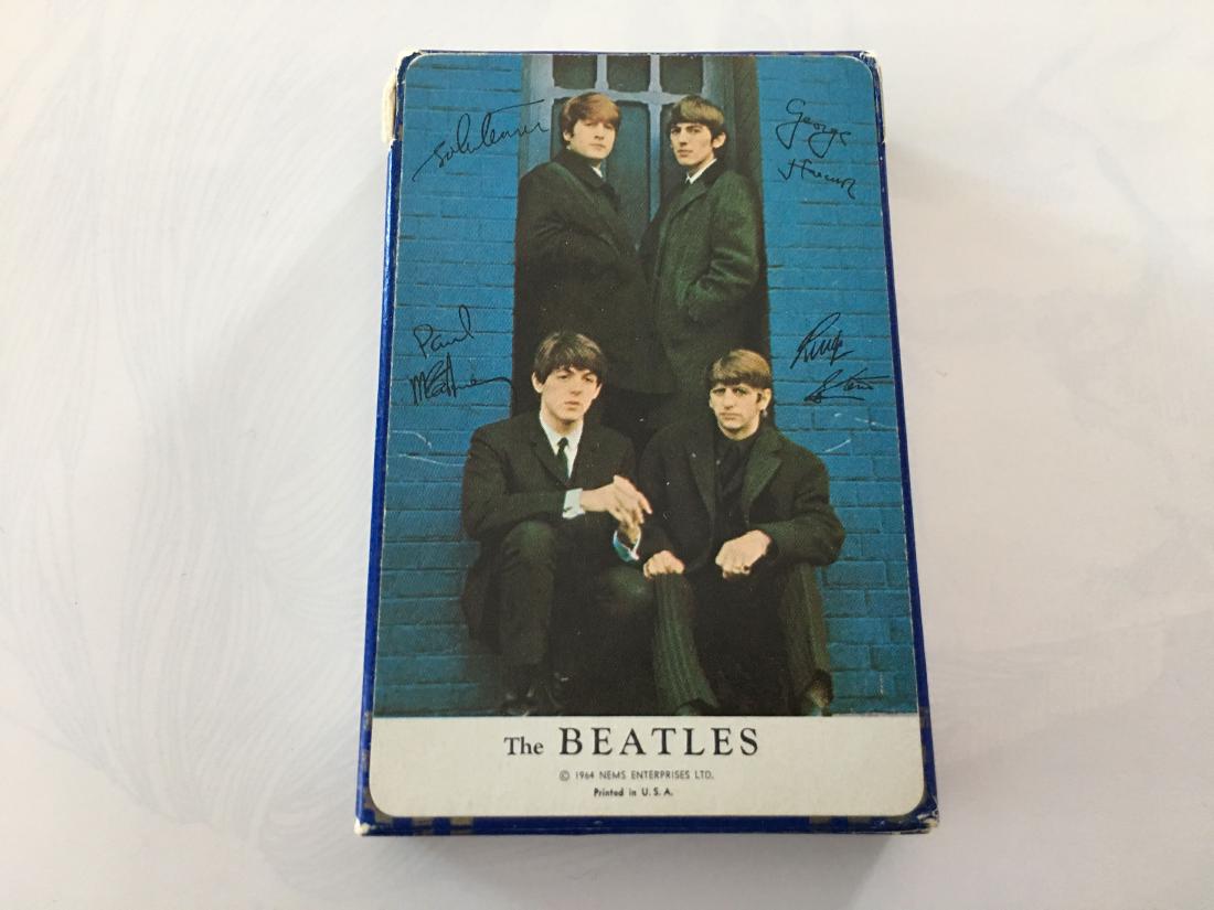 1960's BEATLES PLAYING CARDS. NEVER USED. (1 of 3)