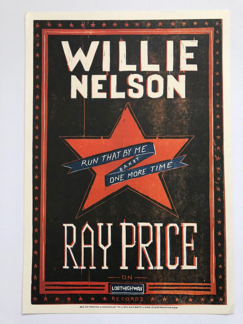 WILLIE NELSON POSTER (1 of 1)