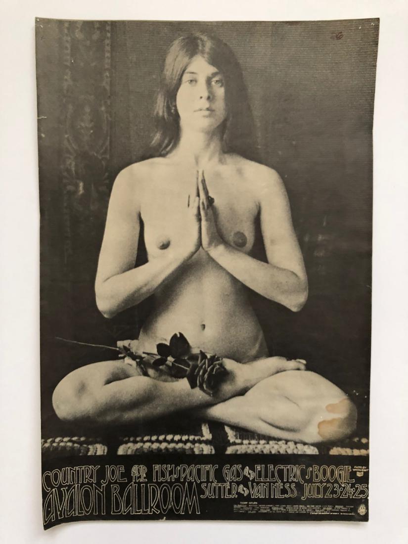 COUNTRY JOE & THE FISH POSTER - 1ST - FD129: COUNTRY JOE & THE FISH POSTER - 1ST - FD129. WITH Pacific Gas & Electric Boogie. POSTER IS IN GOOD CONDITION. ART DIRECTION BY San Andreas Fault WITH PHOTOGRAPHY BY THE MOST TALENTED Jerry Wainwright.