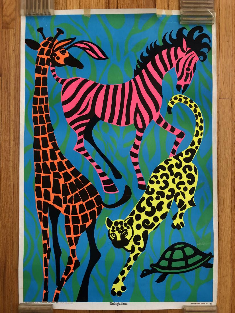 BLACKLIGHT CIRCUS - 1968 POSTER (1 of 1)