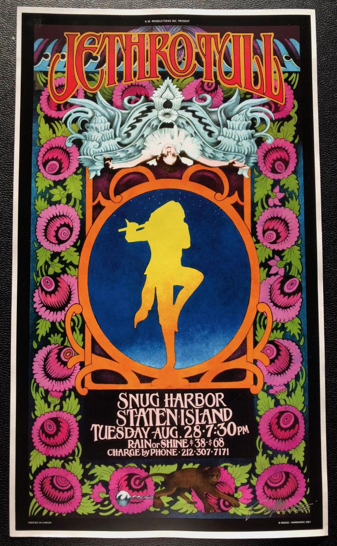 BOB MASSE - JETHRO TULL - SIGNED (1 of 1)