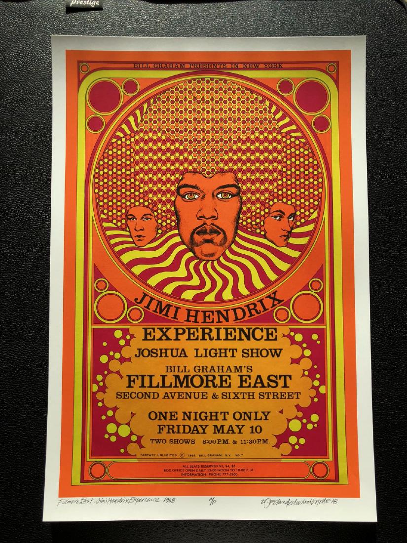 DAVID BYRD - Jimi Hendrix - Signed Artists Proof (1 of 1)