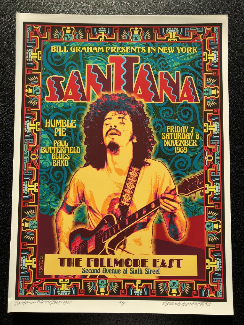 DAVID BYRD - Santana - Signed Artists Proof (1 of 1)