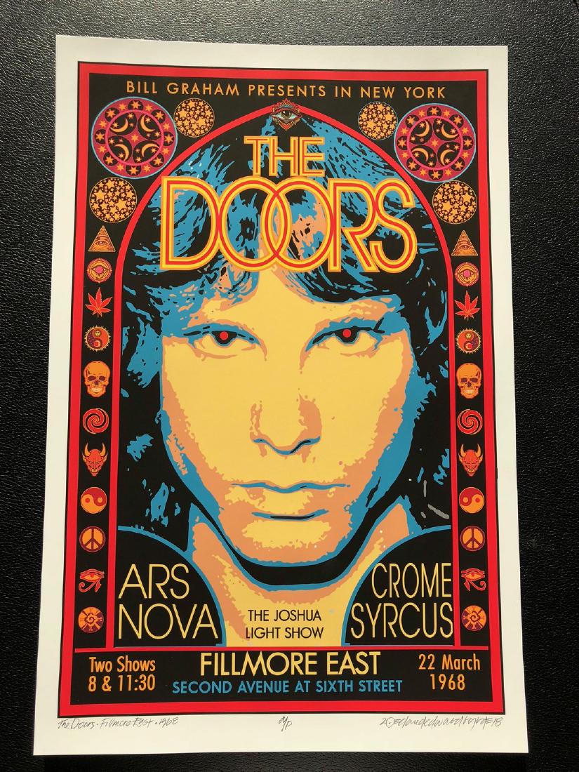 DAVID BYRD - The Doors - Signed Artists Proof: Archival MATTE Paper giclee print by David Edward Byrd - signed Artists Proof Dimensions approx. 22H x 17W Unframed. Style/Period: Art: Contemporary Born near Chattanooga, Tennessee, David Edward Byrd