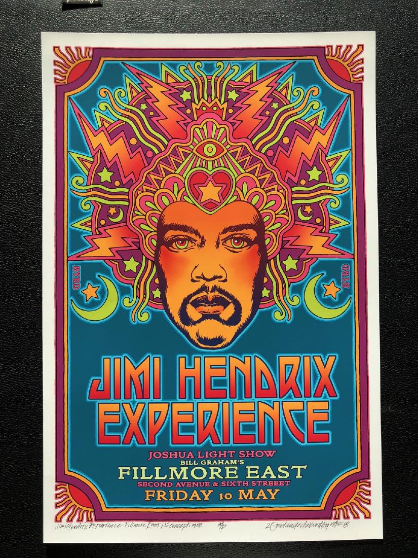 DAVID BYRD - Jimi Hendrix - Signed Artists Proof (1 of 1)