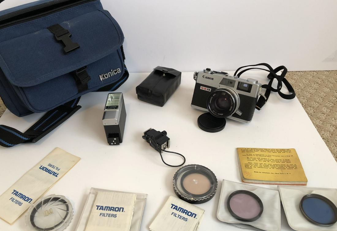 CANON Canonet G-III QL17 - CASE FLASH FILTERS - MIKE (1 of 2)