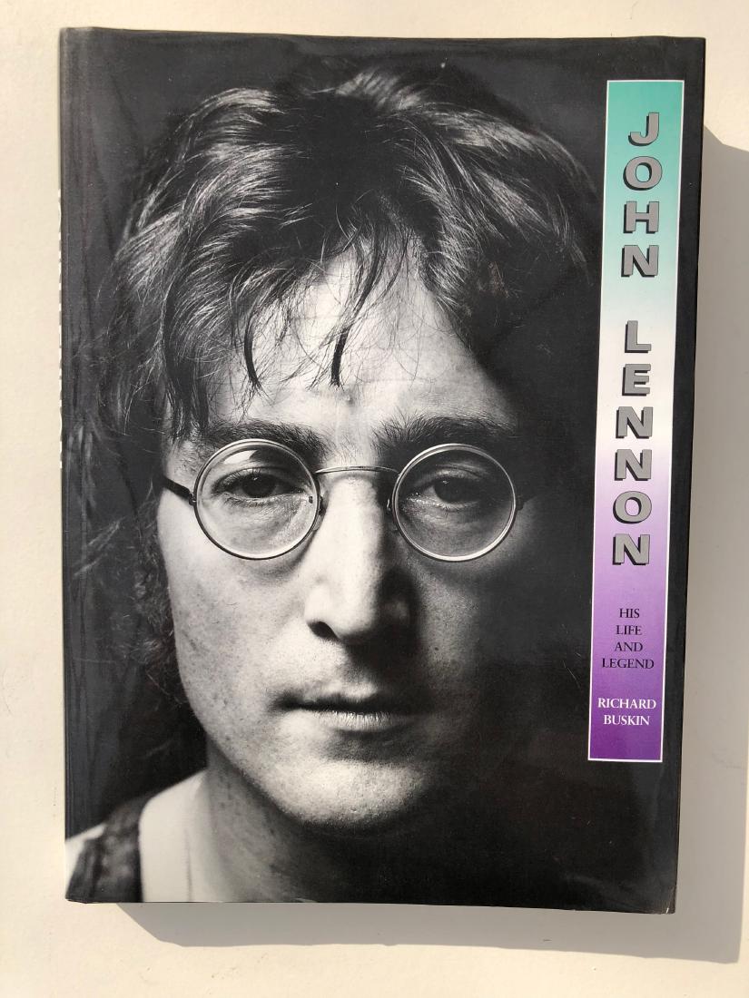 JOHN LENNON - HIS LIFE AND LEDGEND HARDCOVER BOOK (1 of 2)
