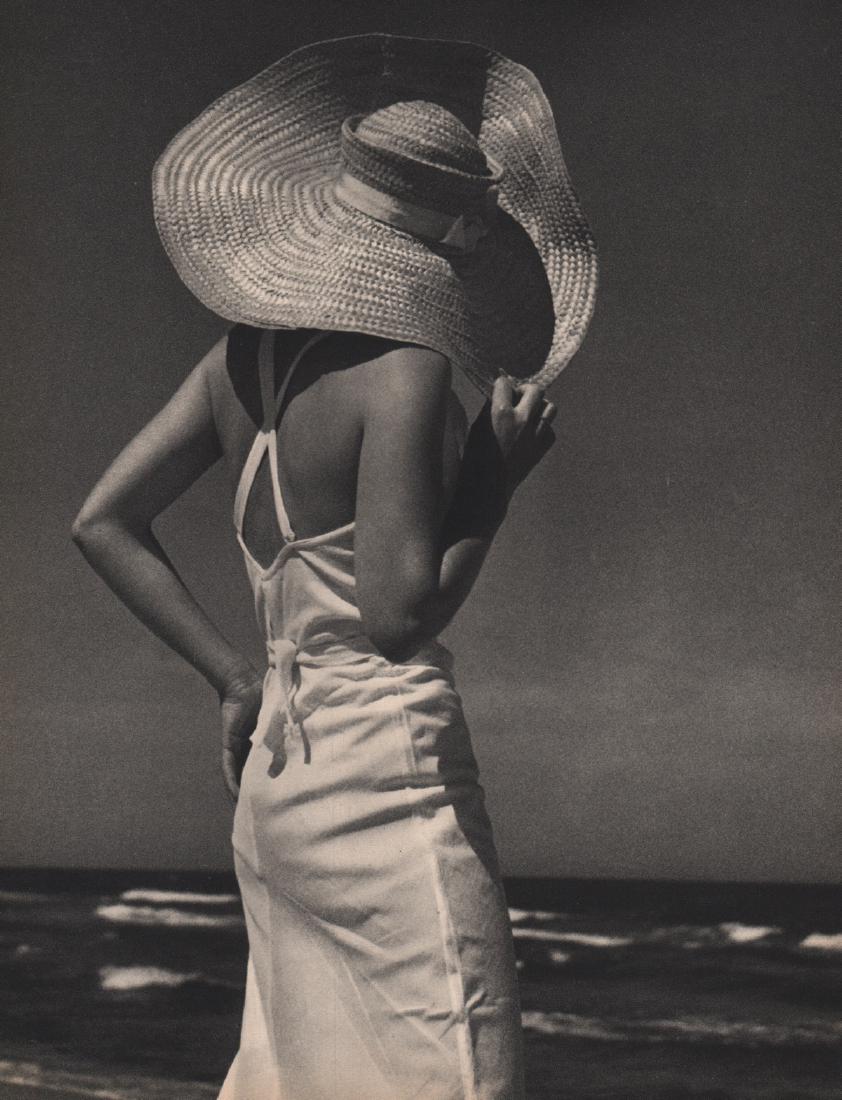 ANDREAS FEININGER - By the Sea in the Summer: Artist: ANDREAS FEININGER Print Title: By the Sea in the Summer Medium: Sheet-fed gravure Printed in France Printing Date: 1937 Image Size: 8.5 x 10.5 inches Andreas Bernhard Lyonel Feininger (Decembe