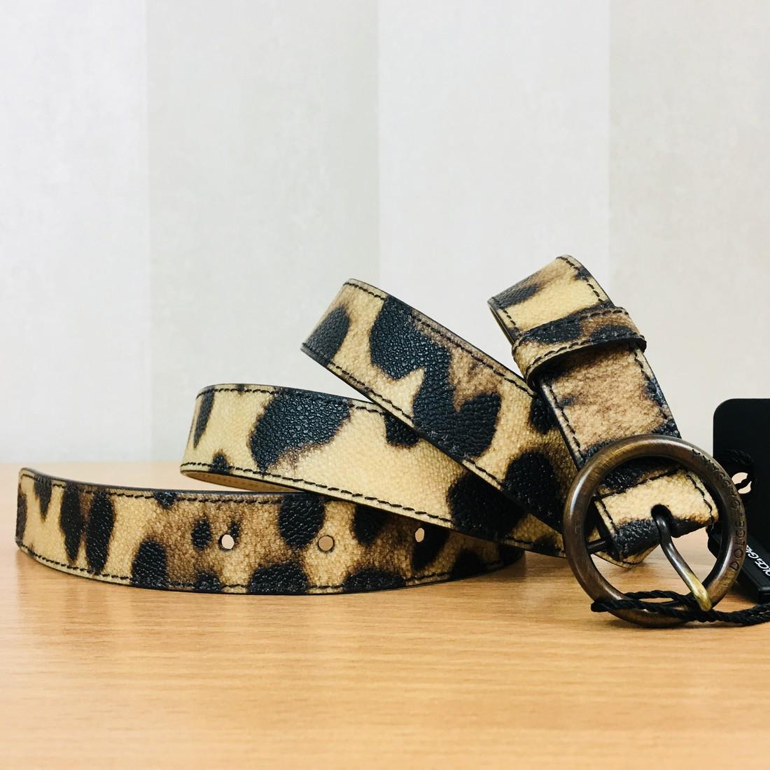 Women’s Dolce & Gabbana Leopard Print Belt (1 of 7)