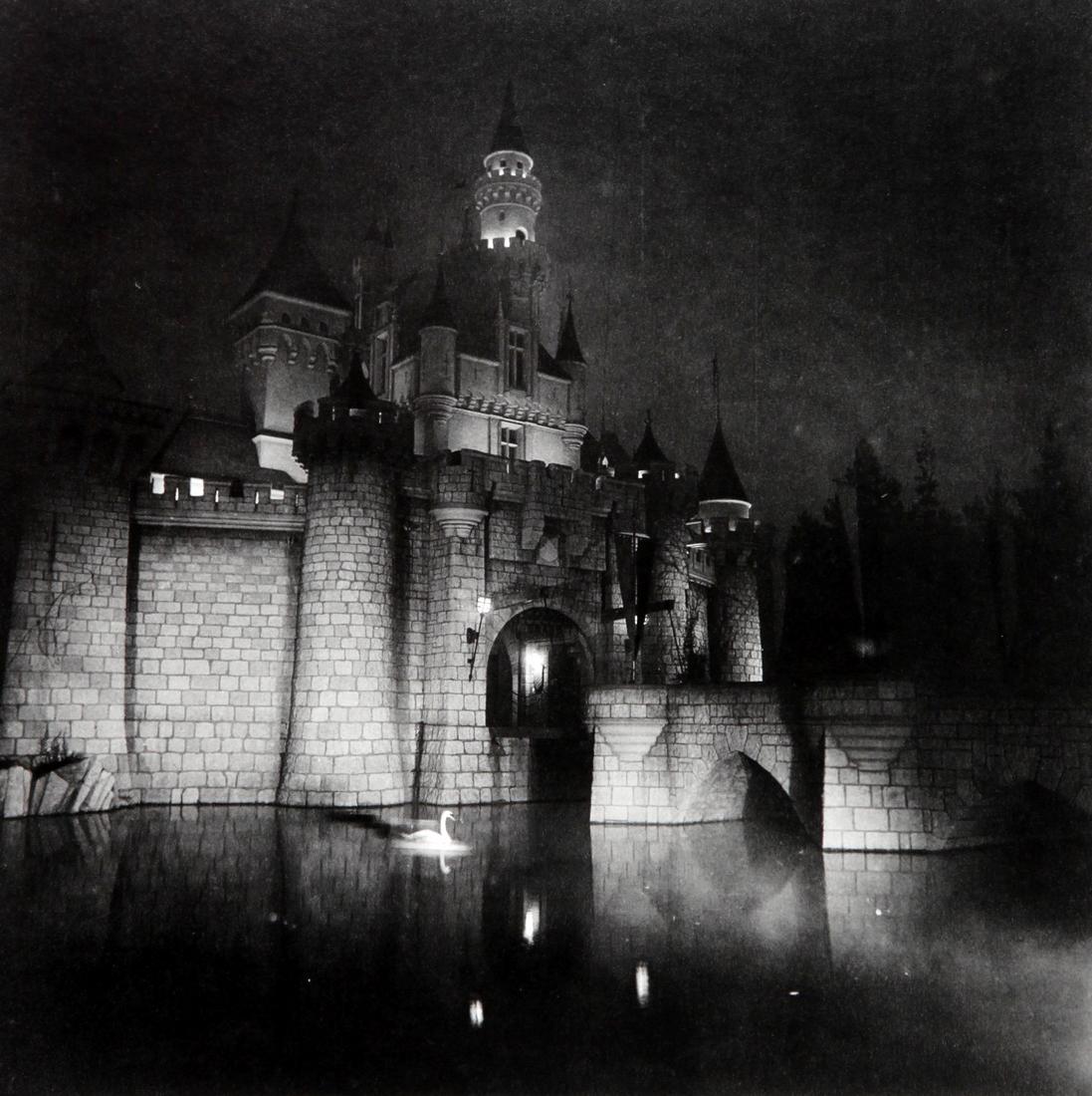 DIANE ARBUS - A castle in Disneyland California 1964: Artist: Diane Arbus Title: A castle in Disneyland California 1964 Date Printed: 1979 Heliogravure Printer Location: Electa Italy Size: 25 x25 cm - 10x 10 inch, Mount Size: 30x40 cm - 15.7x11.8 Inches 