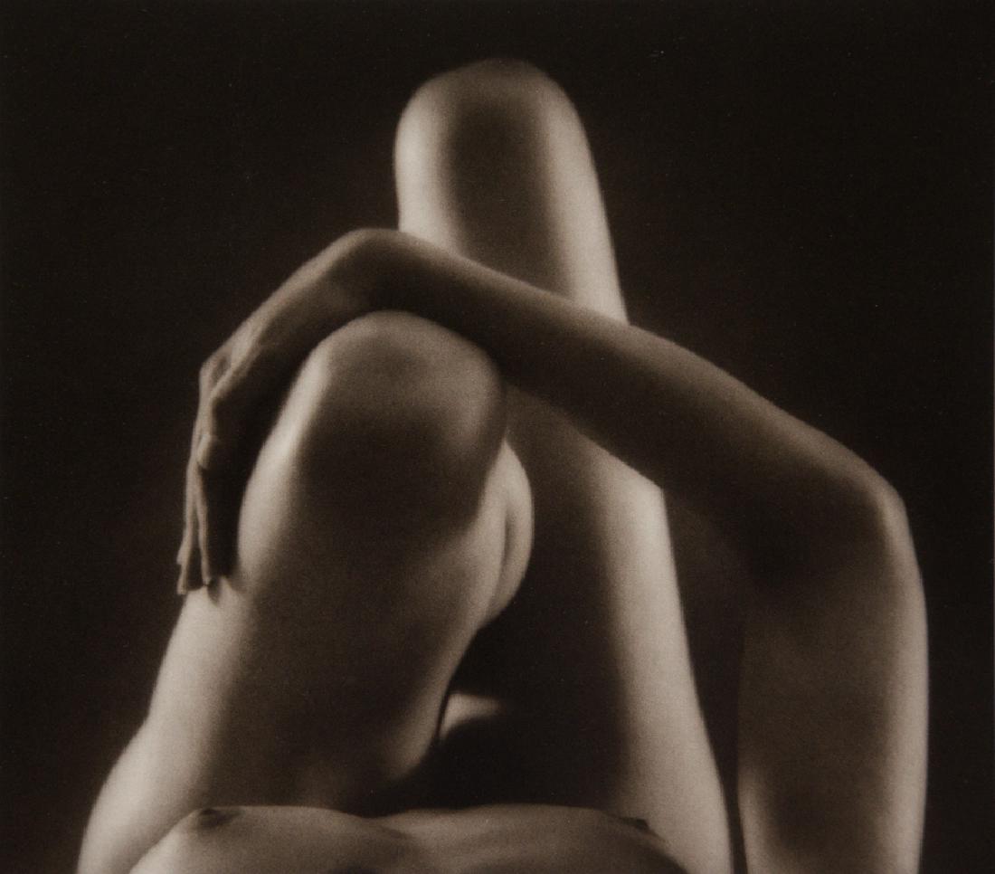 RUTH BERNHARD - Knees and Arm, 1976: Artist: Bernhard, Ruth Title: Knees and Arm, 1976 Medium: Duotone Photoengraving, USA, 1986 Dimensions: 8.25x7.25" Unmounted Ruth Bernhard was a German-born American photographer. She went on to produ