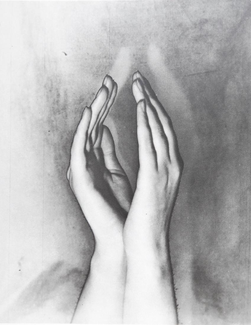 ERWIN BLUMENFELD - Hands solirized Amsterdam 1929: Artist: Erwin Blumenfeld Title: Hands solirized Amsterdam 1929 Date Printed: 1979 Heliogravure Printer Location: Electa Italy Size: 28 x21.9 cm - 10.6x8.6 inch, With tissue guard Mount Size: 30x40 cm 