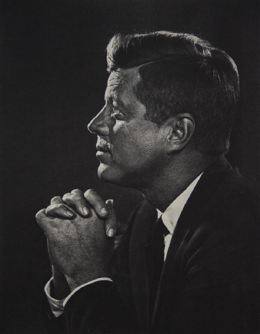 YOUSUF KARSH - John F. Kennedy, 1960: Artist: Karsh, Yousuf Title: John F. Kennedy, 1960 Medium: Sheet Fed Gravure, 1971, Netherlands Dimensions: 9x12" Unmounted Yousuf Karsh (1908-2002) was an Armenian-Canadian portrait photographer, con
