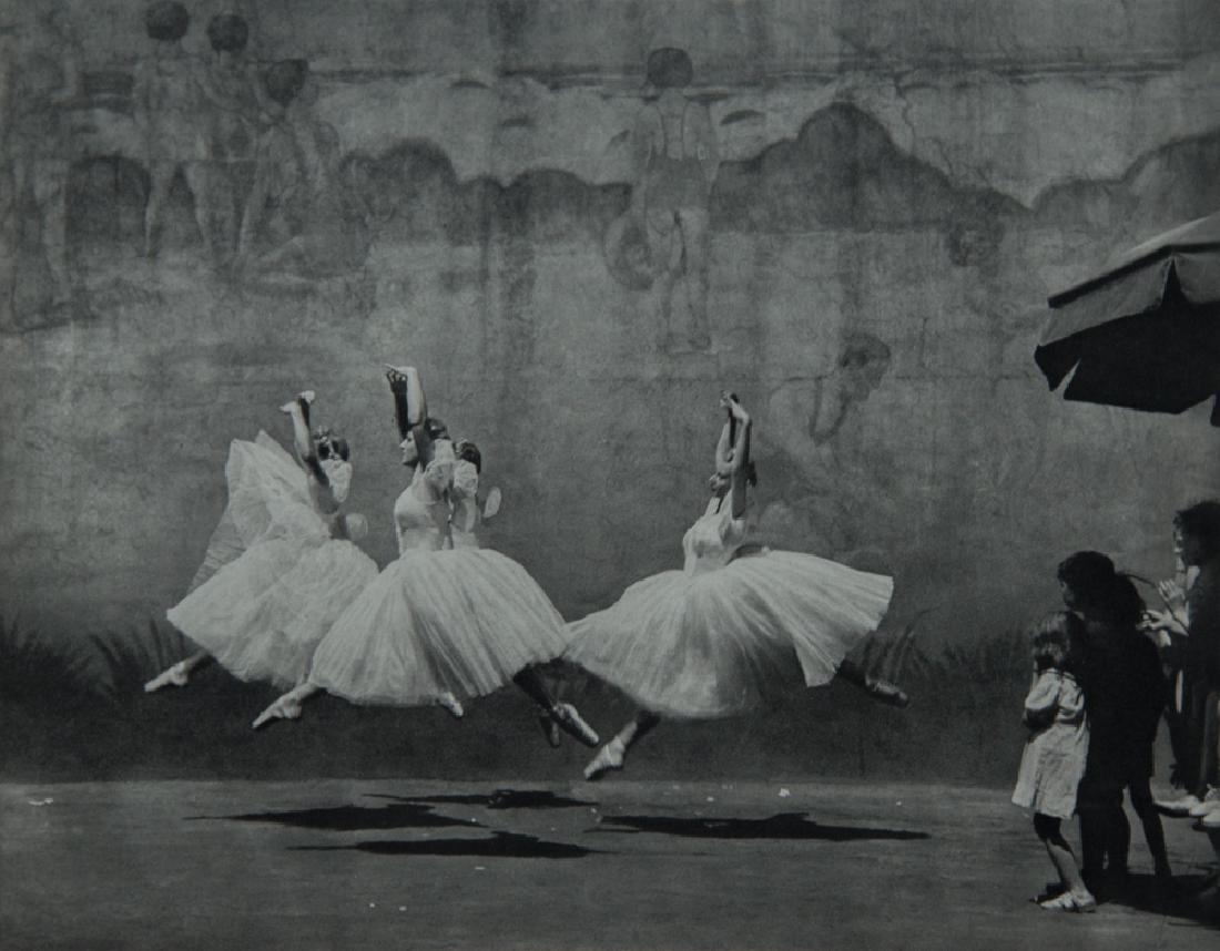 ANDRE KERTESZ - Ballet, New York City, 1938: Artist: Kertesz, Andre Title: Ballet, New York City, 1938 Medium: Sheet Fed Gravure, 1968, Holland Dimensions: 9.5x7.25" Heat Wax Mounted on 12x16" Conservation Board Andre Kertesz, born Kertesz Andor