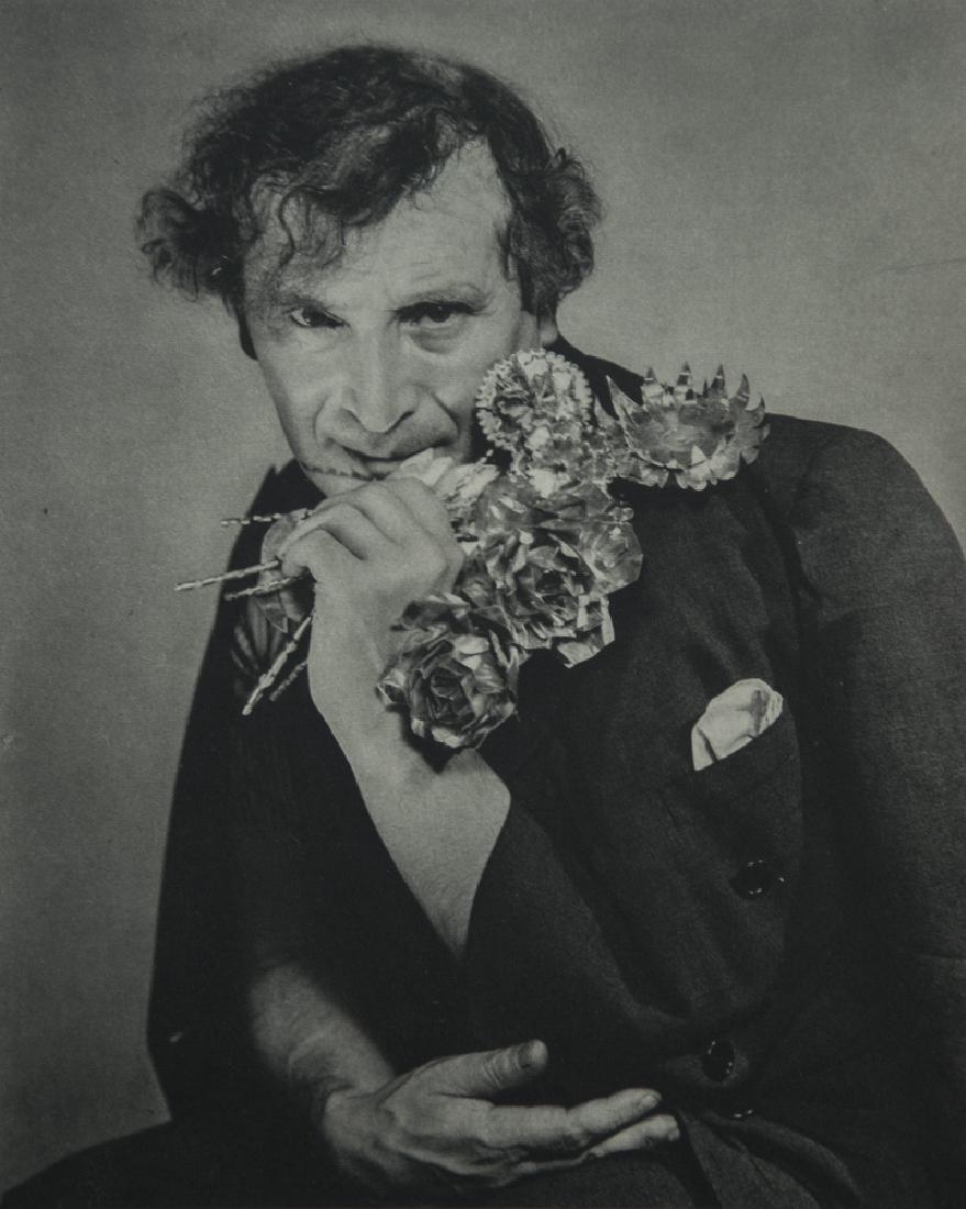 GEORGE PLATT-LYNES - Marc Chagall in Suggestive Pose: Artist: Platt-Lynes, George Title: Marc Chagall in Suggestive Pose, 1935 Medium: Sheet Fed Gravure, 1947, France Dimensions: 6.5x8" Heat Wax Mounted on 11x14" Conservation Board George Platt Lynes was
