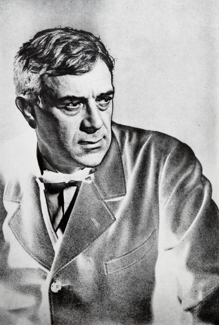 MAN RAY - George Braque Solarized Portrait 1930: Artist: Man Ray Title: George Braque Solarized Portrait 1930 Date Printed: 1979 Heliogravure Printer Location: Electa Italy Size: 24.5 x16.5 cm - 9.5x 6.5inch, With tissue guard Mount Size: 30x40 cm -