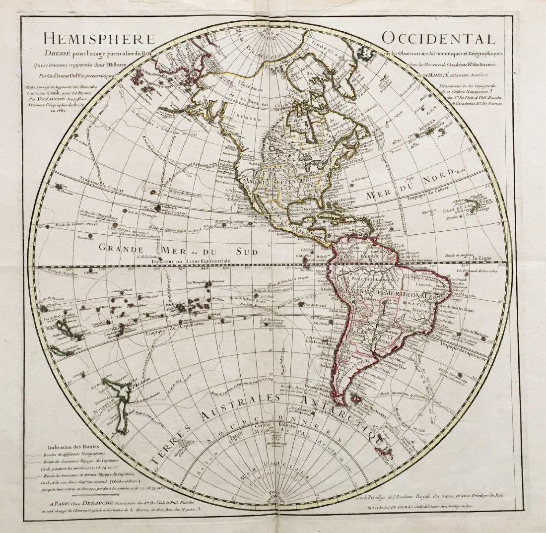de l'Isle/Dezauche: Americas Map “for the King’s use” (1 of 1)