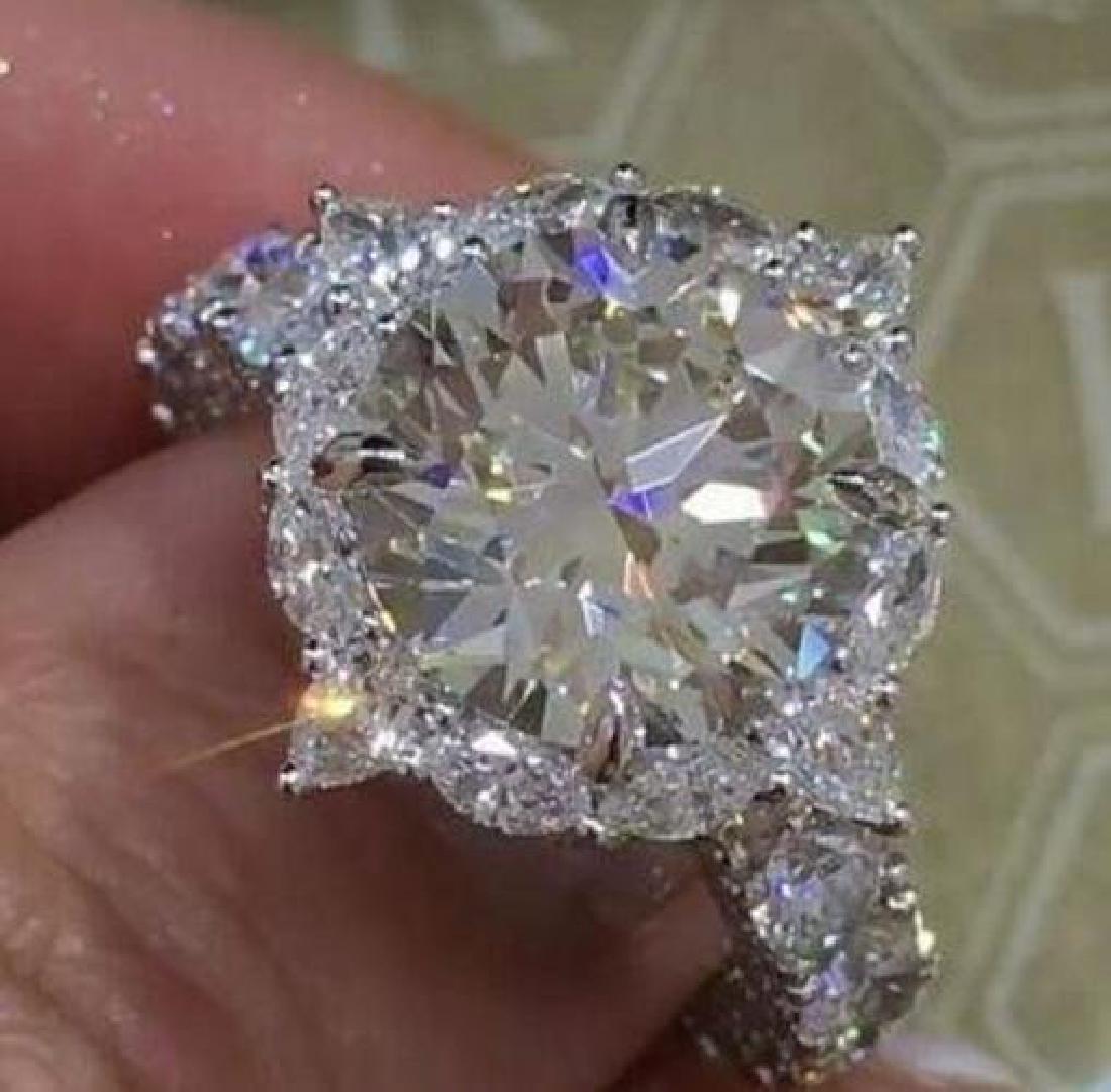 6 Carat Clear Romantic Wedding Ring Promise Ring: 6 Carat Clear Romantic Wedding Ring Promise Ring Platinum, white Gold, Clear Size 8 Shipping: Domestic: Flat-rate of $3.75 to anywhere within the contiguous U.S. International: Foreign shipping rates 