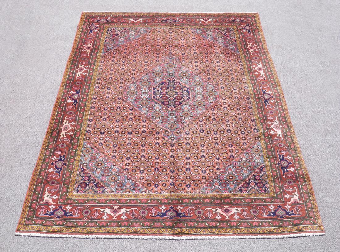 Vintage Persian Tabriz Mahi (Fish) Design Rug 9.5x6.4 (1 of 7)