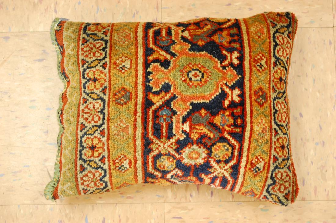 Fine Antique Heris Serapi Rug Wool Pillow 1.4x1.7 (1 of 4)