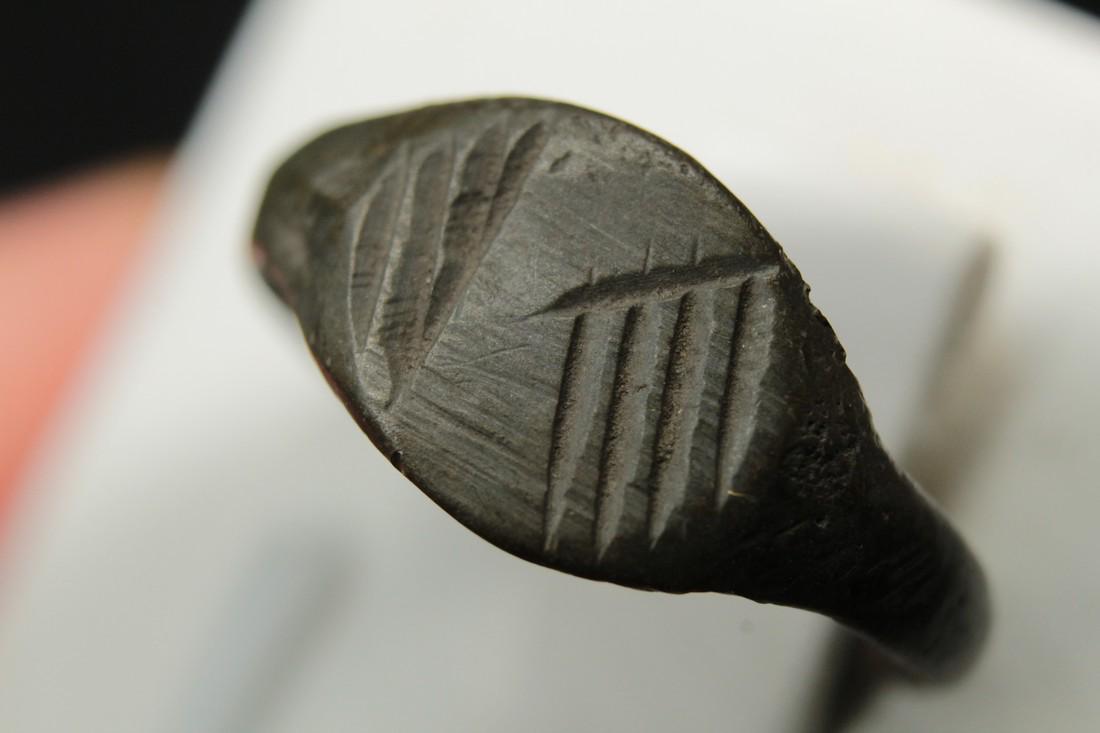 Medieval Bronze Ring With Ancient Elements (1 of 4)