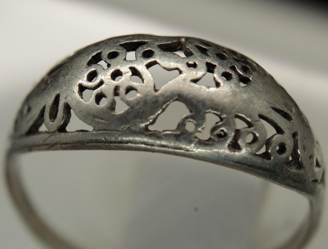 Medieval Silver Decorated Ring (1 of 7)