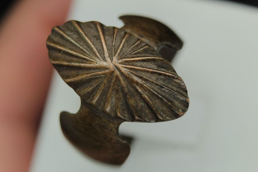 Medieval Bronze Decorated Ring (1 of 4)
