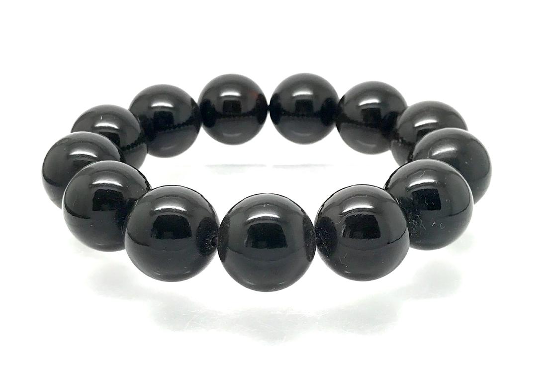 Baltic amber bracelet of large beads, 36 gr (1 of 10)