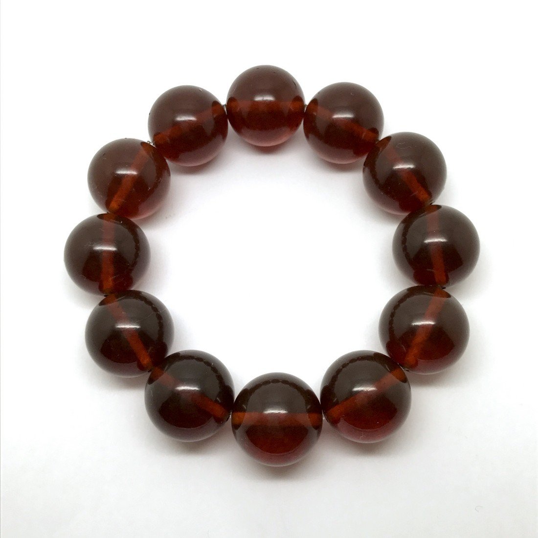Baltic amber bracelet beads ø16mm, weight 28.8 gr (1 of 9)