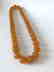 Old large art deco Baltic amber necklace beads - 3
