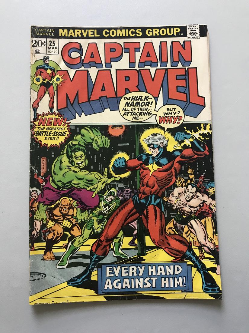 Captain Marvel (1968 1st Series Marvel) #25 Low Grade (1 of 2)