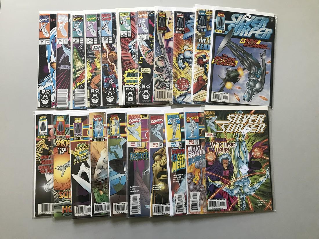 Lot of 21 Silver Surfer (1987 2nd Series) #49-58 (1 of 2)