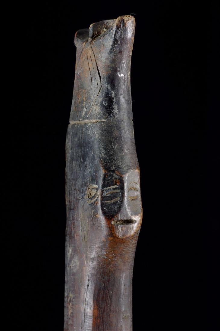 Atoni Stick Carved Ancestor Face on the Top West Timor (1 of 10)