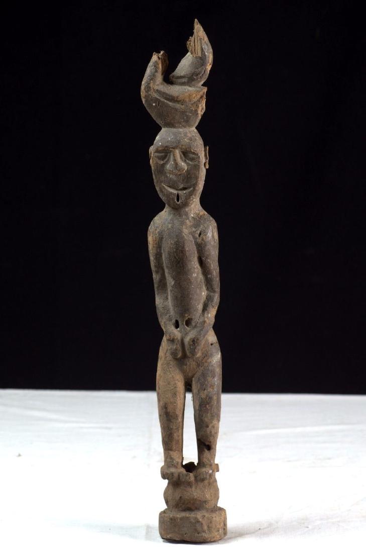 Old Weathered Figure Broken Headdress Atoni West Timor (1 of 10)