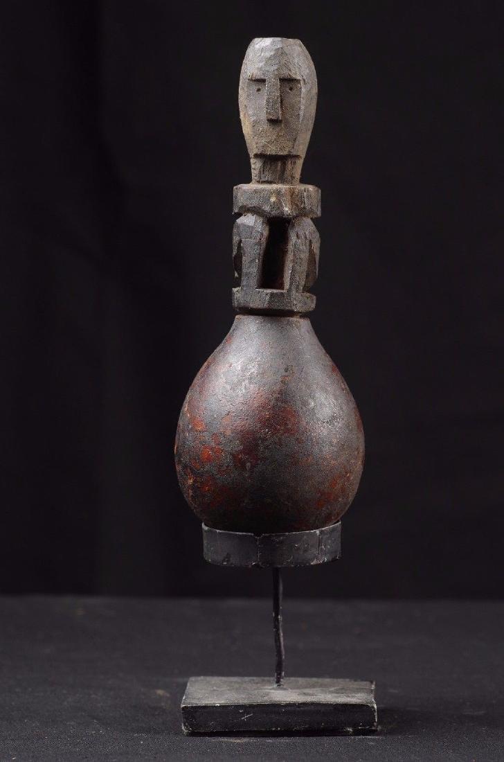 Gourd Container With Stopper Carved as an Ancestor (1 of 10)