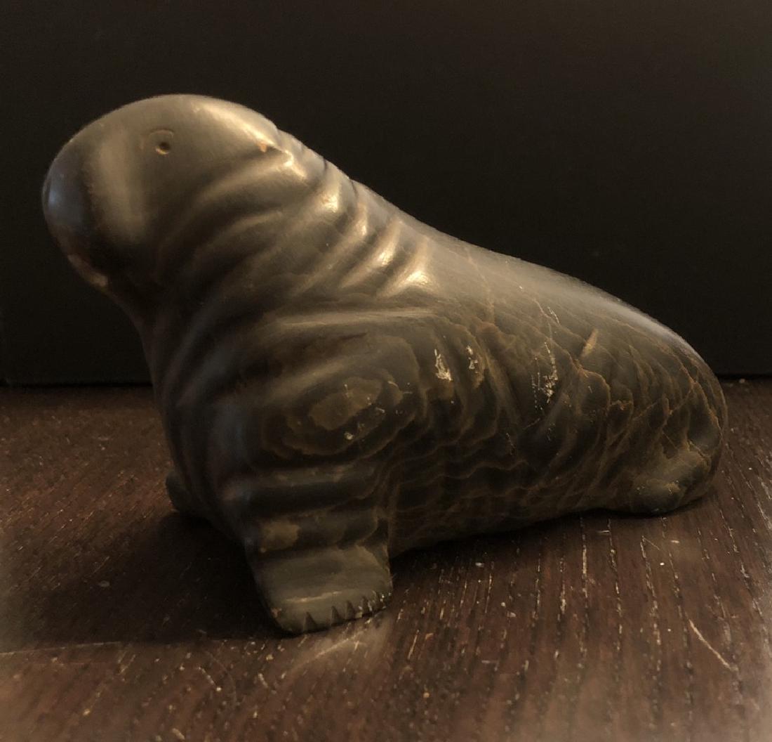 Inuit Art Carving Walrus (1 of 5)