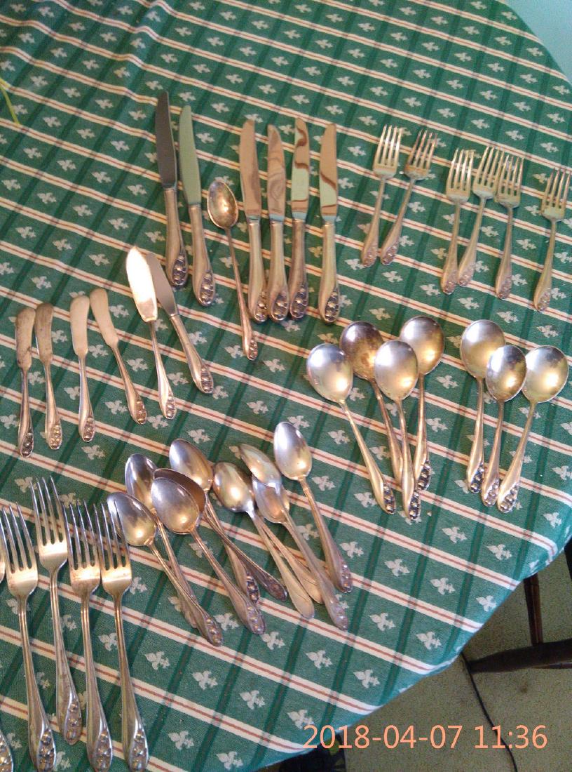 Set of Gorham Lily of the Valley sterling silverware (1 of 3)