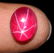 4.35 Ct Natural 6 Rays Blood Red Star Ruby IGL