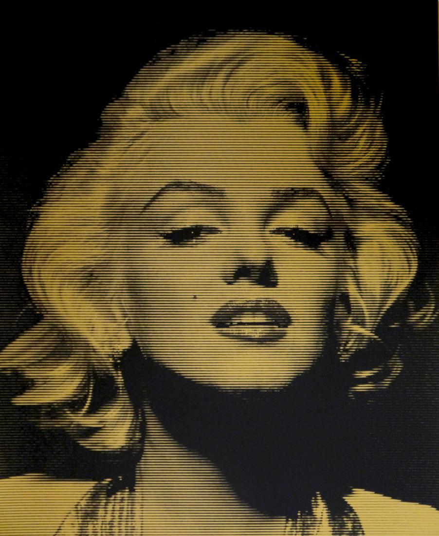 David Studwell Screen Print Gold Marilyn (1 of 1)