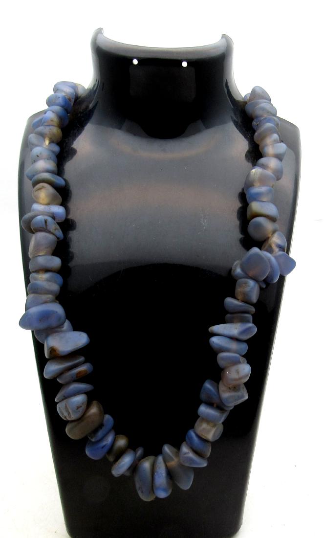 Ancient Roman Lapis Lazuli Beaded Necklace (1 of 3)
