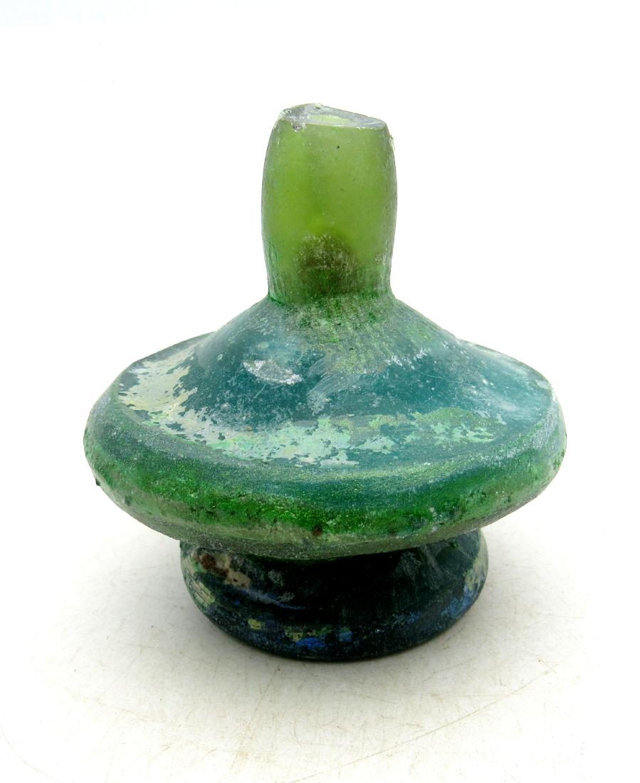 Ancient Roman Glass Flask -re (1 of 3)