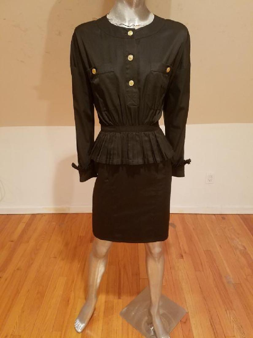 Vtg Chanel Boutique Paris Amen Wardy Rare pleated (1 of 13)