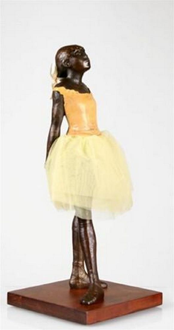 After Edgar Degas: Little Ballerina Statue 14 inch: Item: After Edgar Degas: Little Ballerina Statue 14 inch Maker: Mouseion Collection Origin: Netherlands Date/Period: 2017 Materials: Polystone Size: H. 14 x W. 6.40 inch Little Ballerina Statue 14 inc