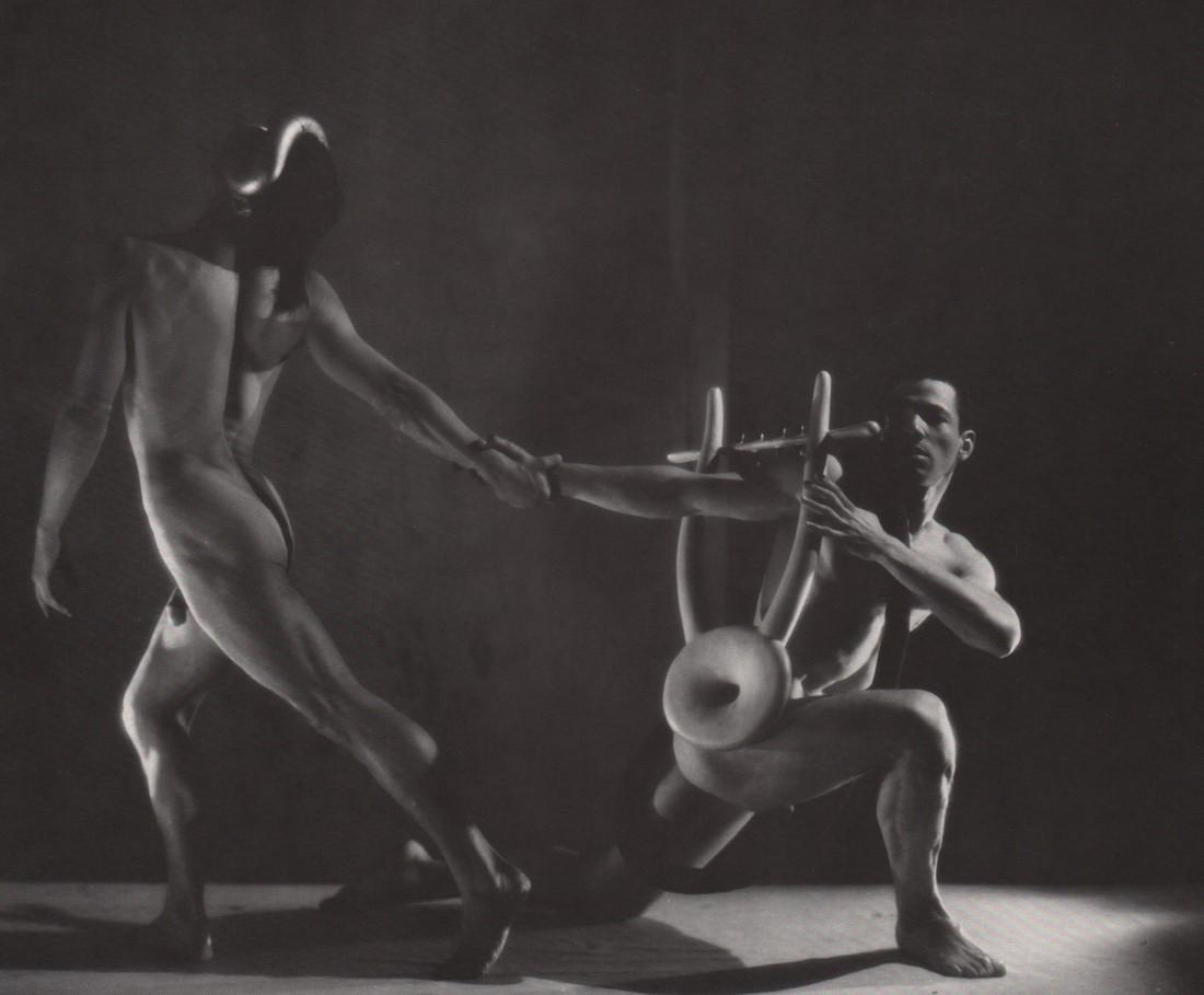 GEORGE PLATT LYNES - NYC Ballet, Orpheus 1948: Artist: GEORGE PLATT LYNES Print Title: NYC Ballet, Orpheus 1948 Medium: Duotone Photoengraving Printed in: The USA, 1981 Image Size: approx. 8 x 10” Please note that this lot has a confidential res
