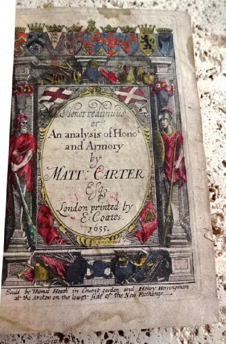 1655 Honor Redivivus or An Analysis of Honor and Armory (1 of 4)