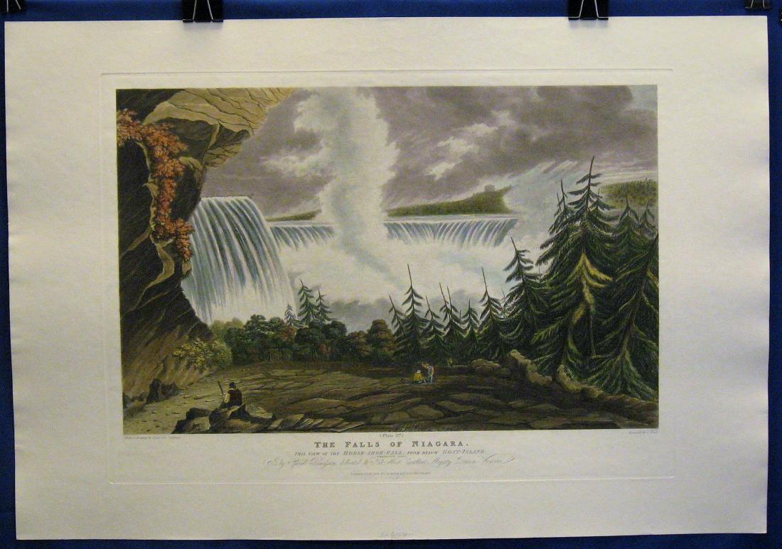 The Falls of Niagra (Horse Falls (Plate 3) Antique (1 of 2)