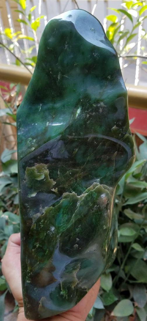 Large Premium Quality Emerald Green Nephrite Tumble (1 of 11)