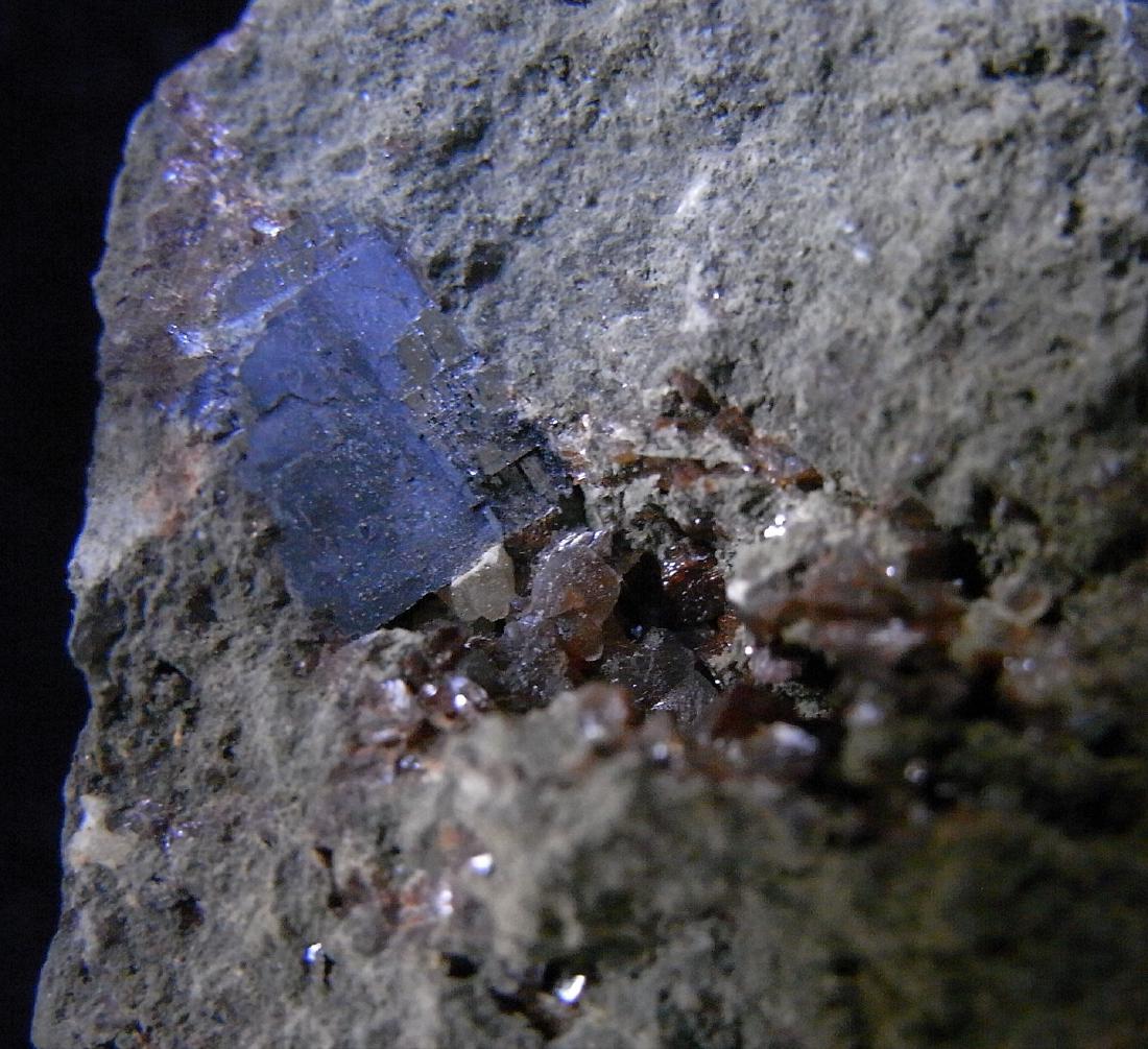 Galena, Siderite & Calcite on Greenalite (1 of 5)